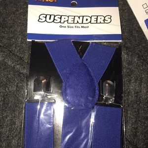 Blue suspenders